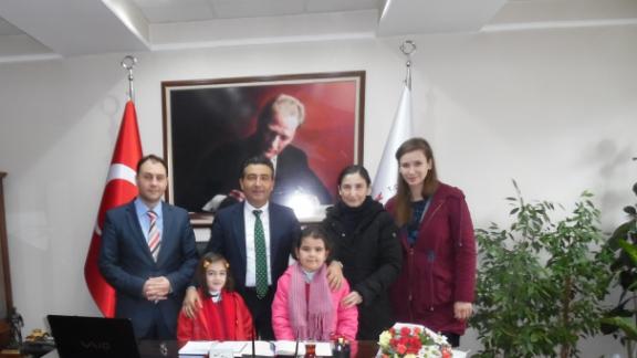 EMİNE RASİM ÖZKAYA İLKOKULU´NDAN İLÇEMİZE ZİYARET
