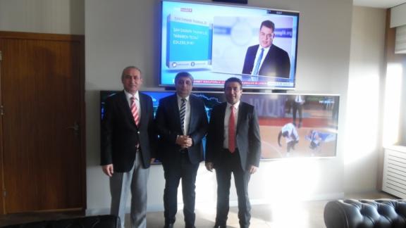 İLÇEMİZDEN TRT´YE ZİYARET