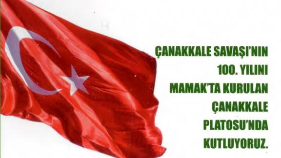 16 Mart Çanakkale Savaşının 100. yılı Anma Programı