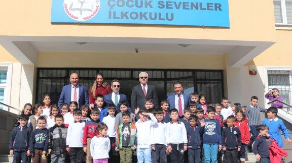 ÇOCUK SEVENLER İLKOKULUNA ZİYARET