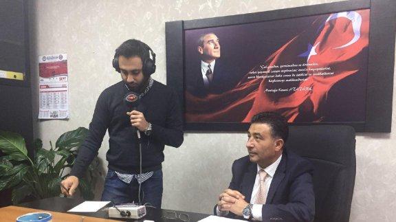 RAHMİ GÜNEY TRT KENT RADYOSUNUN CANLI YAYININA KATILDI