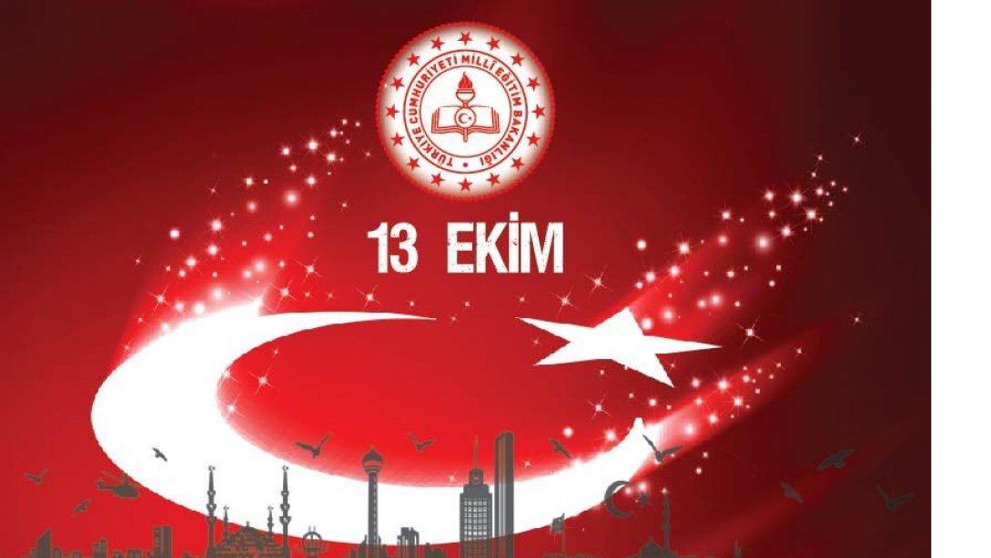 13 EKİM ANKARA'NIN BAŞKENT OLUŞU