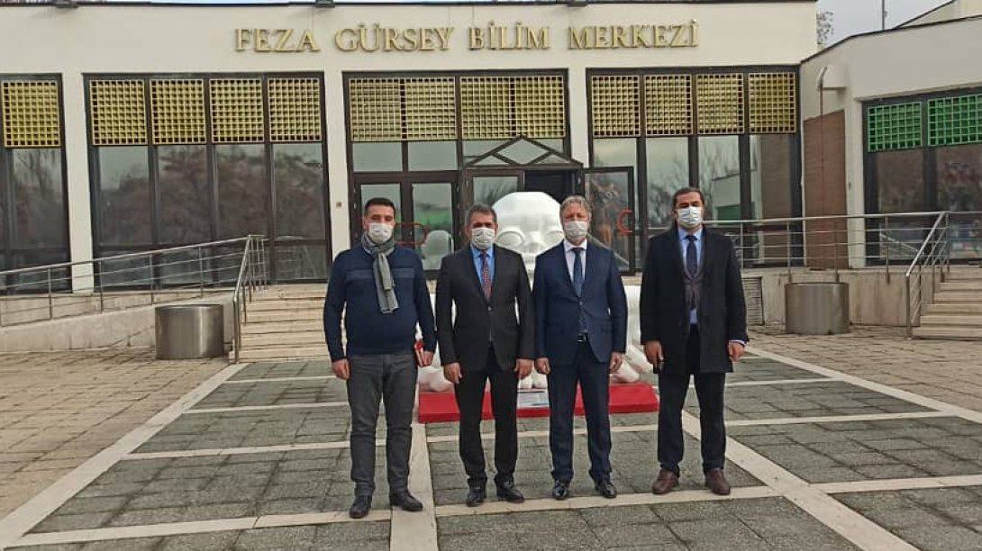 İlçe Millî Eğitim Müdürümüz Mustafa ÖZEL, Feza Gürsey Bilim Merkezini ziyaret etti.