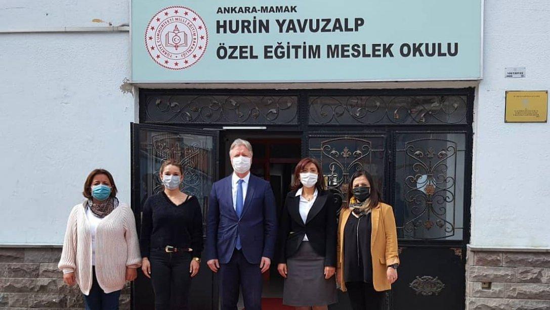 İlçe Milli Eğitim Müdürümüz Mustafa ÖZEL, İlçemiz Hurin Yavuzalp Özel Eğitim Meslek Okulunu ziyaret etti