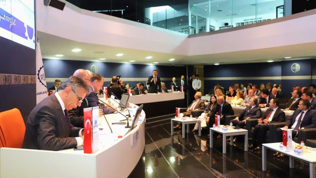 Ankara Mesleki ve Teknik Eğitim Değerlendirme Toplantısı ASO'da Gerçekleştirildi