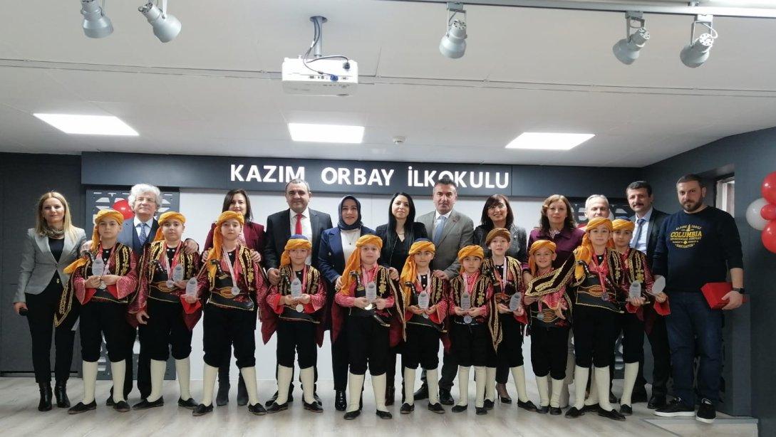 İlçe Millî Eğitim Müdürümüz Sayın Elif Özbek, Kazım Orbay İlkokulu Konferans Salonu Açılışına Katıldı