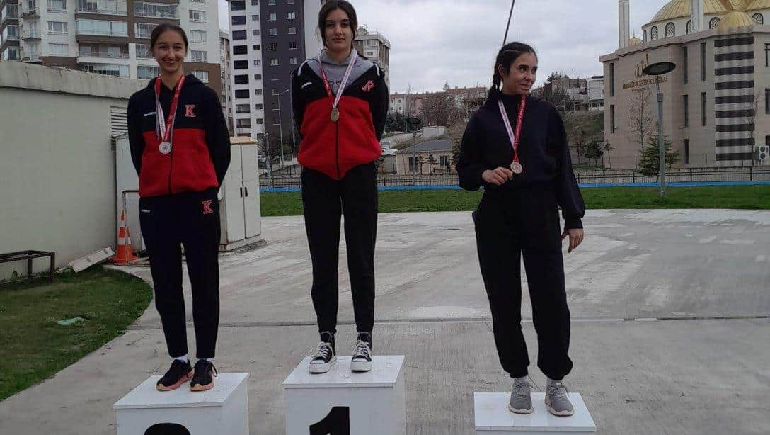 Atletizm Üç Adım Atlama Müsabakalarında Ankara Birincisi Olan Öğrencimizi Tebrik Ederiz