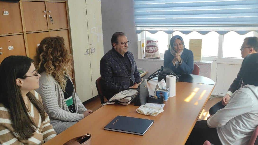 İlçe Millî Eğitim Müdürümüz Sayın Elif Özbek'in 19 Mayıs İmam Hatip Ortaokulu Ziyareti