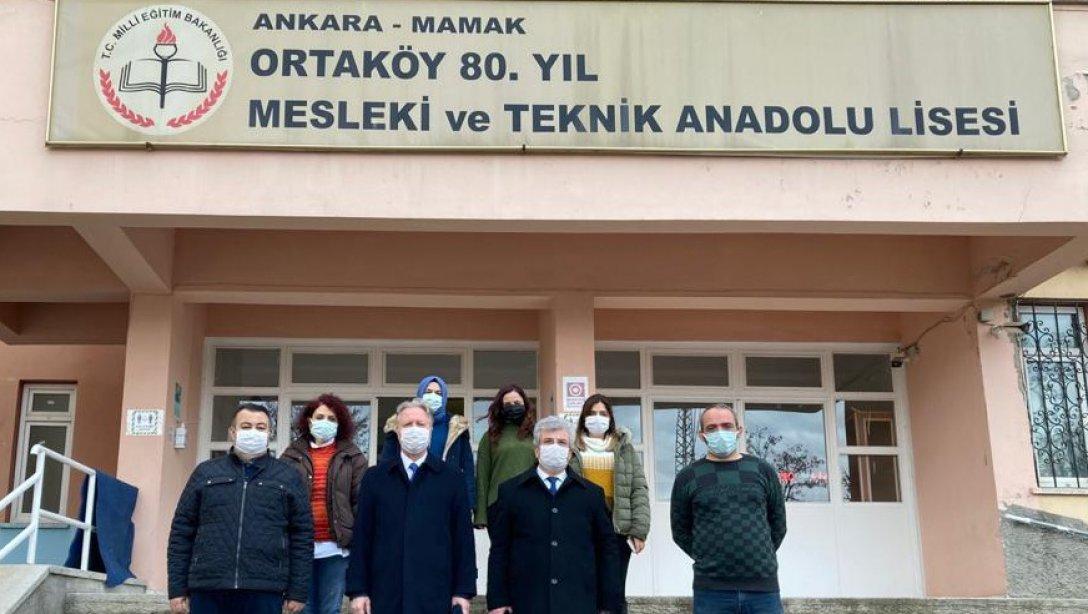 İlçe Milli Eğitim Müdürümüz Mustafa ÖZEL Okul ziyaretleri kapsamında Ortaköy 80. Yıl MTAL'yi ziyaret etti.