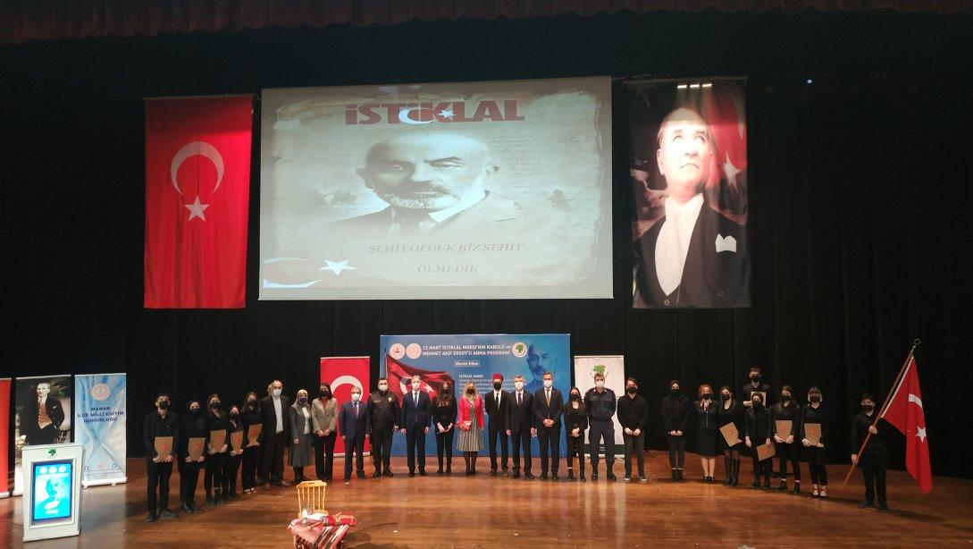 12 Mart İstiklâl Marşı'nın 100. Yılı ve Mehmet Akif Ersoy'u Anma Programı Prof Dr. Necmettin Erbakan Kongre Merkezinde gerçekleşti.