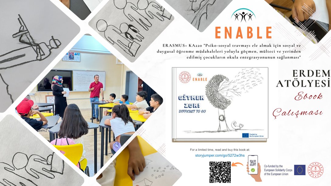 Erasmus+ KA220 ENABLE Projemizin eBook Çalışması...
