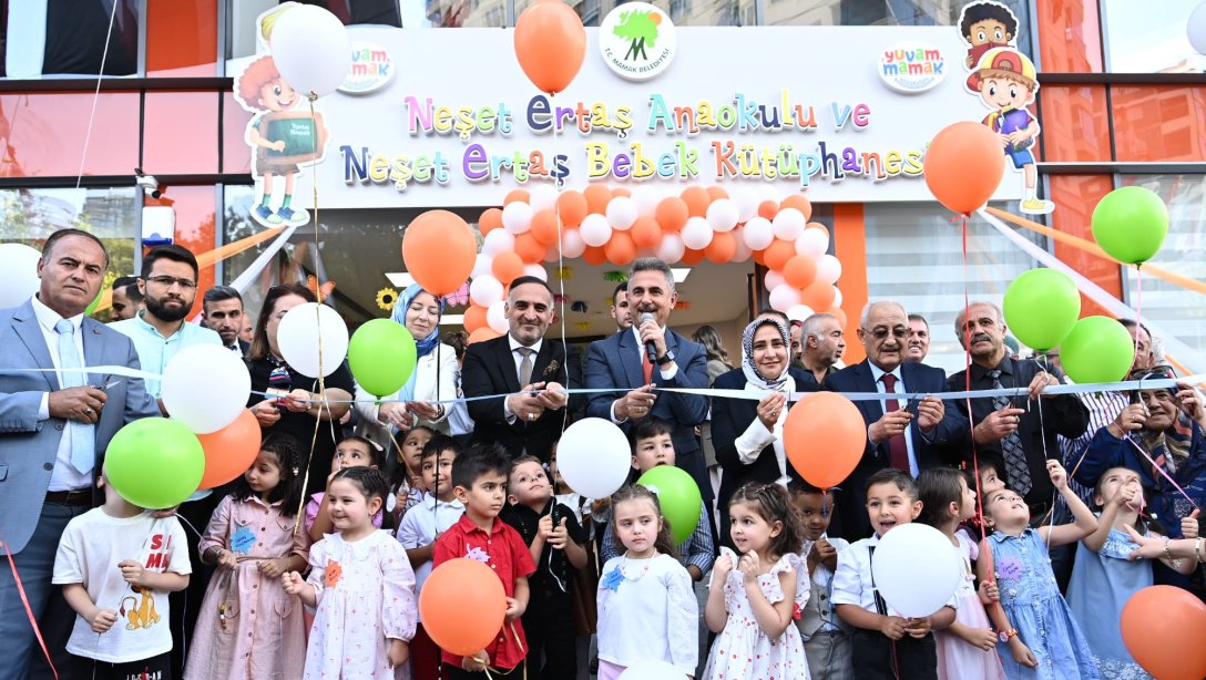 İlçe Millî Eğitim Müdürümüz Sayın Elif ÖZBEK, Mamak Belediyesi Neşet Ertaş Anaokulu ve Bebek Kütüphanesi Açılışına Katıldı