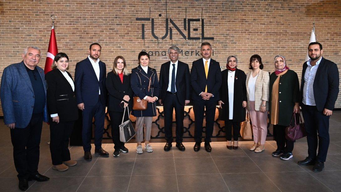 İlçe Millî Eğitim Müdürümüz Sayın Elif Özbek,  TÜNEL Sanat Merkezi Açılışına Katıldı