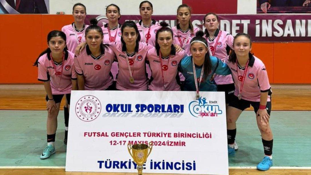 Okul Sporları Futsal Gençler'de Türkiye İkinciliği