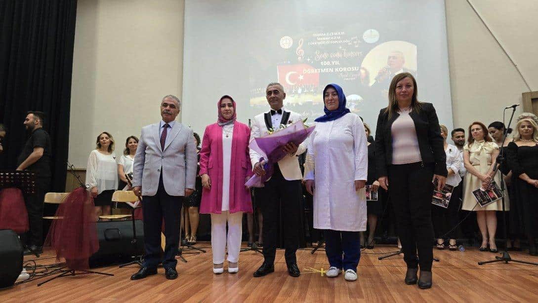İlçemiz Mamak Halk Eğitimi Merkezi Türk Müziği Topluluğu'nun hazırlamış olduğu 100. Yıl Öğretmen Korosu Sene Sonu Konseri