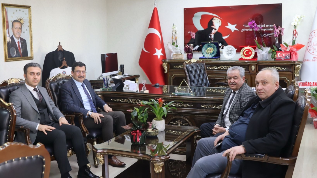 Pursaklar İlçe Millî Eğitim Müdürü Sayın Mustafa KILIÇGİL ve Keçiören Belediyesi Eski Başkanı Sayın Mustafa AK'ın Ziyaretleri