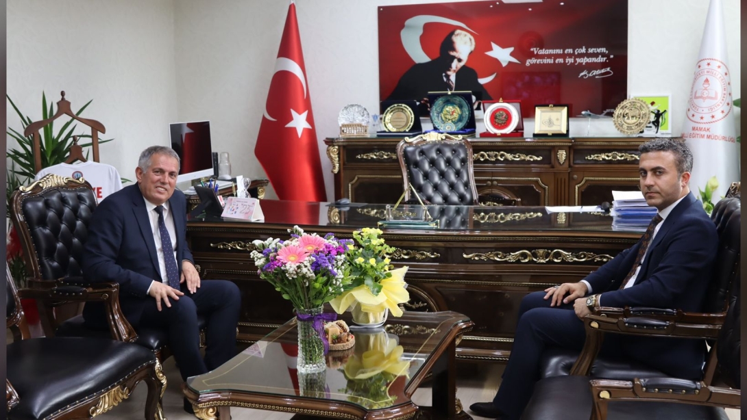 Ankara Mimar Sinan Güzel Sanatlar Üniversitesi Sağlık, Kültür ve Spor Daire Başkanı Sayın Mehmet DÜĞMECİ'nin Müdürlüğümüzü Ziyareti